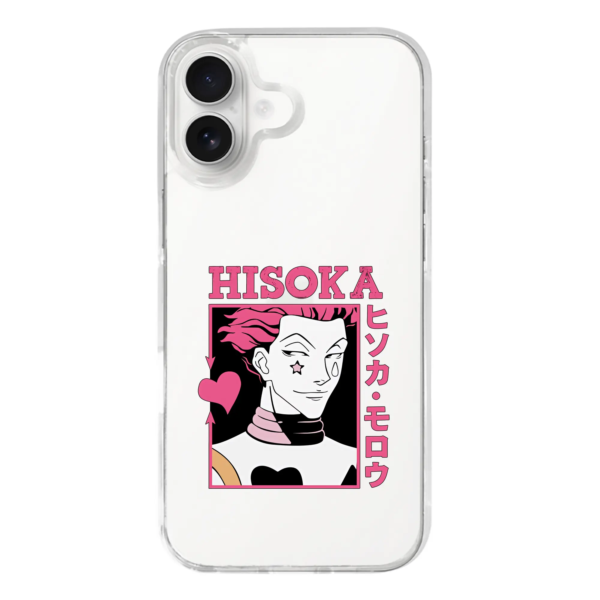 ハンター×ハンター グッズ ヒソカ＝モロウ - iPhone 17シリーズ 透明スマホケース – 薄型・耐衝撃・精密フィット保護カバー